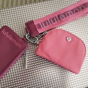 Lululemon Dual Pouch Wristlet Keychain
